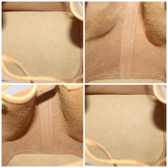 LOUIS VUITTON Nomad Mini Noe Hand Bag Leather Beige M43528 LV Auth ki3759V - Picture 15 of 16